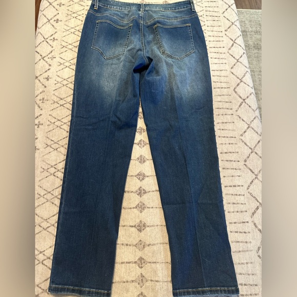 Women’s jeans chicos platinum boyfriend distressed denim pants size 1 - Picture 7 of 7